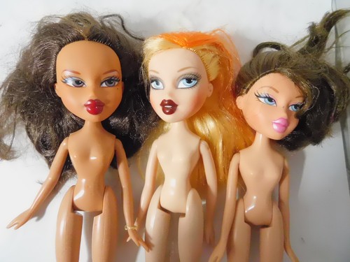 Konvolut 5 Bratz Puppen 4 mit Schuhen - Bild 4 von 7