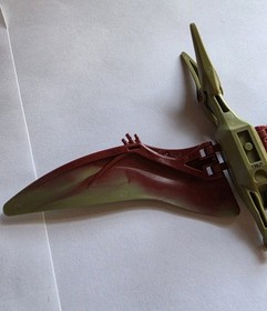 LEGO Jurassic World PTERODACTYL Minifigure Dinosaur Green Red Pteranodon