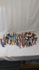 Cowboys and Indians western Figures Playset Toys 131 pieces Vintage.