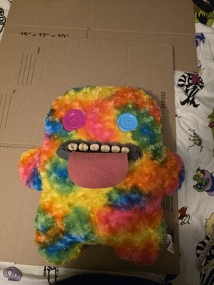 BIGG FUGGLER Fugg Oogah Boogah 17'' Rainbow Plush Spin Master Tie-dye XL Big