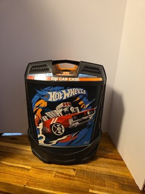 Hot Wheels 100 Car Case (Pull Up Handle & Wheels, Carry Case) *Preowned