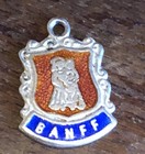 Vintage BANFF Silver Enamel Shield Charm — photo 4