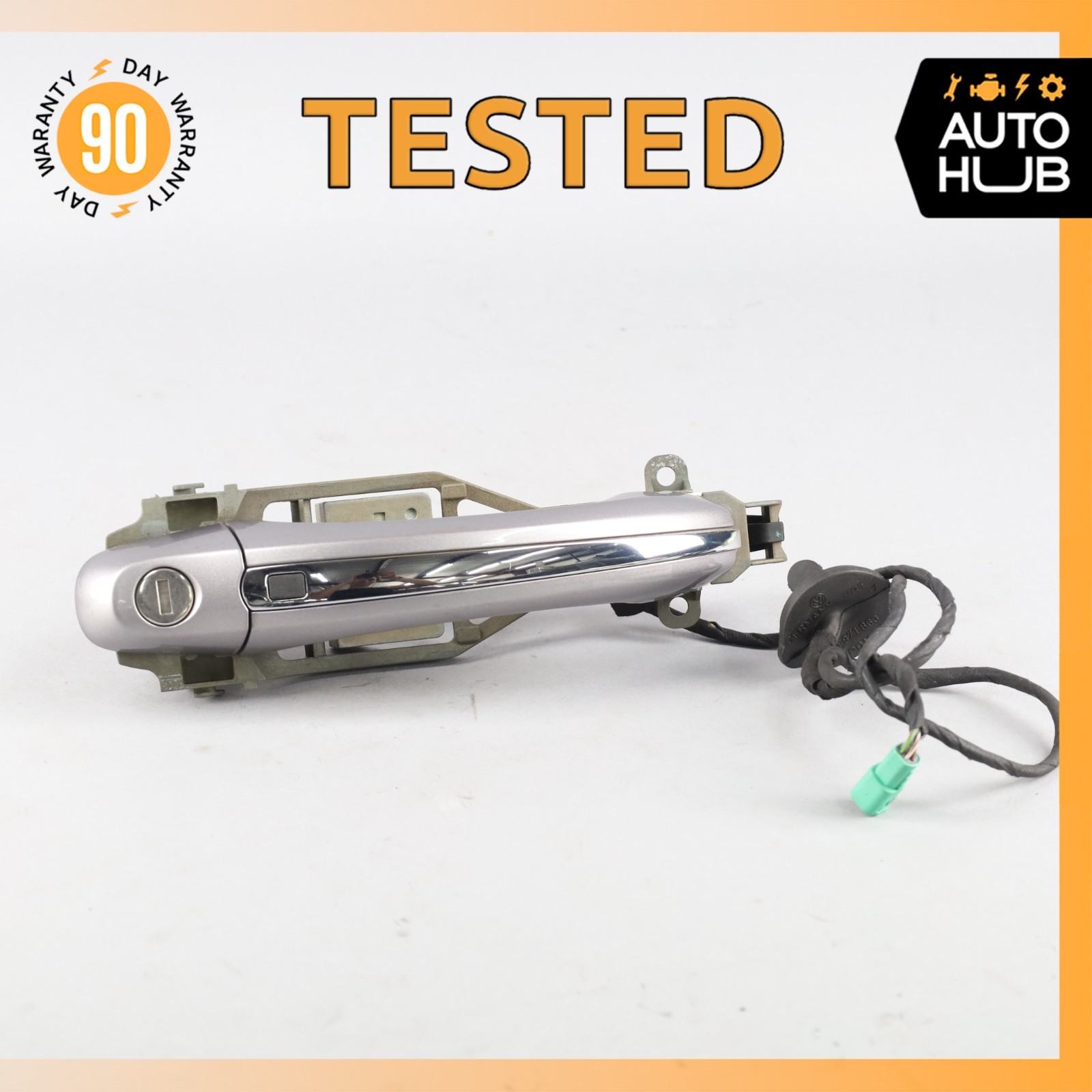 03-13 Bentley Continental GT Flying Spur Left Side Door Handle Keyless Go OEM