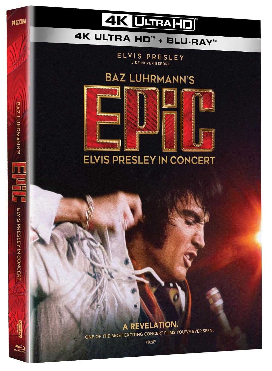 EPIC: ELVIS PRESLEY IN CONCERT 4K ULTRA HD + BLU-RAY NEW! PRE-SALE 6/16/26