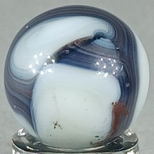 Small Vintage Swirl Marble .55 Inches Near-Mint Condition Combined Shipping