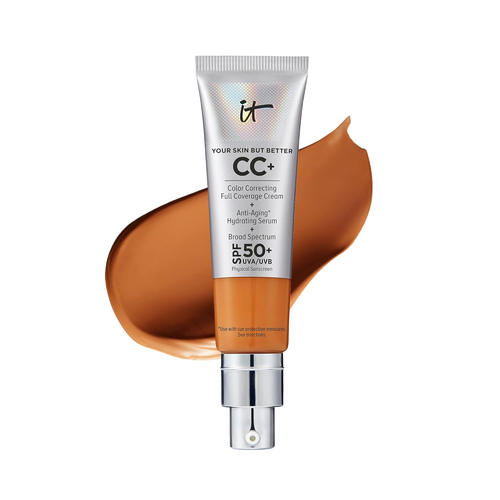 IT Cosmetics CC+ Cream - Natural Full Coverage Foundation with SPF 50+, Color Co - Picture 42 of 42