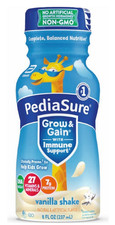 PediaSure Grow and Gain Kids Vanilla Nutritional Shake, 8oz - 24 Count