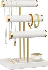 3 Tier Bracelet Holder Stand Jewelry Organizer Display Necklace Watch Rings