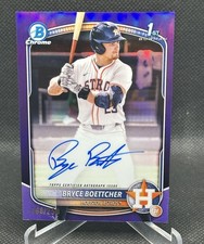 2025 Bowman Chrome 1st Auto Bryce Boettcher True Purple #/250 CPA-BB