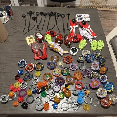 100+ PCS Beyblade Burst Variety Lot: Takara Tomy Authentic   27 BeyBlades + MORE