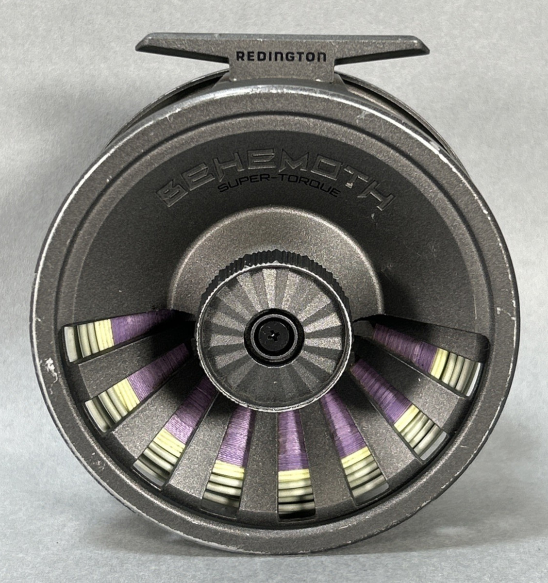 Redington Behemoth 7/8 Fly Fishing Reel - Gunmetal - Spooled
