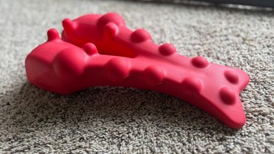 LittleMum Trapezius Trigger Point Massager Red w/ Original Box Manual Excellent