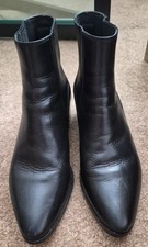 Rag Bone Rover Chelsea Smooth Leather Boots 39/9 Black Great Condtion