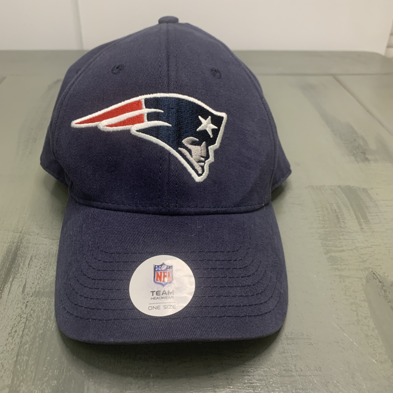 New England Patriots Hat Men’s Cap Strapback Blue Logo NFL Team Apparel