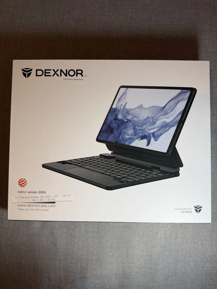 Funda Teclado Dexnor Galaxy Tab S10+/S9+/S9 FE+/S8+/S7+/S7 FE - Nueva, Caja Abierta Foto 2 de 4