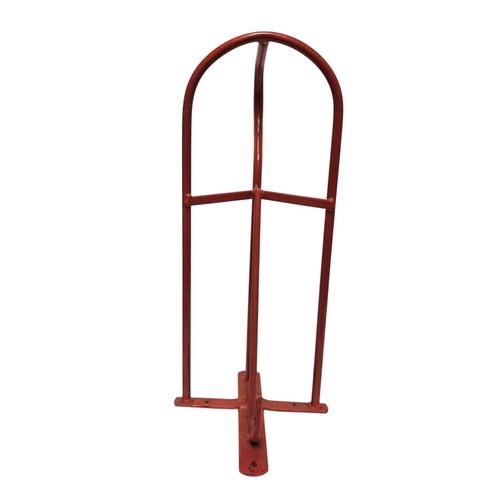 Heavy-Duty Red Metal Wall-Mounted Stubbs Saddle Rack Stand England-Made
