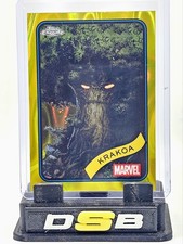 2025 Topps Chrome Marvel Krakoa #180 Yellow Lava Refractor