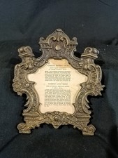 Cartagloria Antico Fabbrica Arredi Sacri Fratelli Bertarelli Bronzo XIX Secolo 