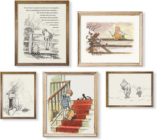 Winnie The Pooh Nursery Decor - Gifts for Winnie Fans Lover - Vintage Hundred Ac