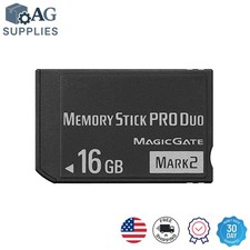 Lightweight 16GB Pro Duo Memory Stick - Waterproof  High-Speed for Sony Devices