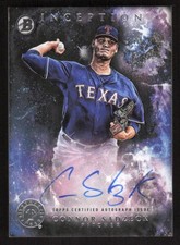 2016 BOWMAN INCEPTION CONNOR SADZECK PA-CSA MINT AUTOGRAPH TEXAS RANGERS