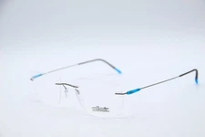 NEW SILHOUETTE 5500 BJ 6660 GUNMETAL BLUE AUTHENTIC FRAME EYEGLASSES 54-18