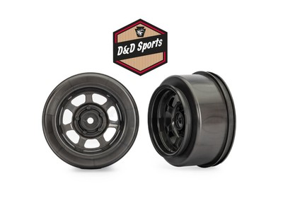 Traxxas 10471X - Slash Modified Wheels Dirt Oval Graphite Gray DualProfile 2.2