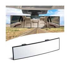 Panoramic Interior Rearview Mirror, Wide Angle - Fit For Car/Truck/SUV