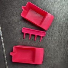 Easy Bake Oven Replacement Parts Lot Hot Pink Measuring Cups and Tool