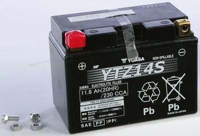 Yuasa H-P Factory Activated AGM Battery YTZ14S Yamaha Bolt 950 C Spec 15-16