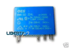 NEW RELAY DC 24V 5A - 8 PIN DPDT - model: OMI-SS-224L