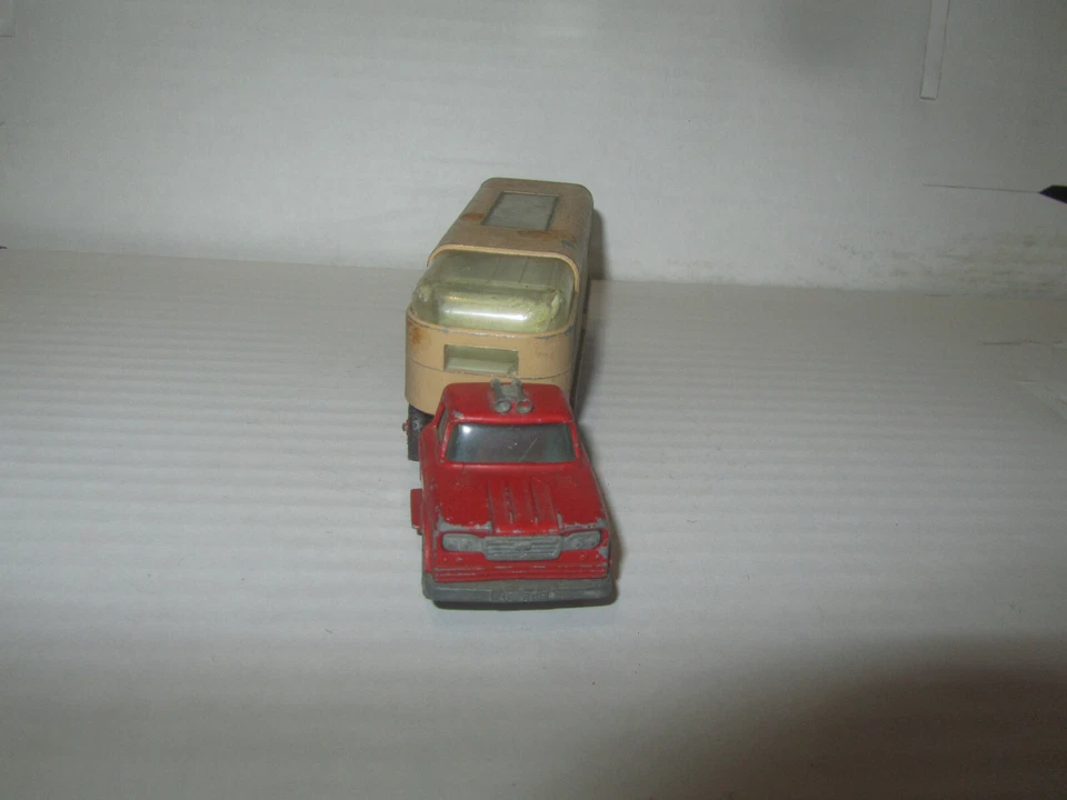 MATCHBOX BY LESNEY King Size K18 Articulated Horse Van Rimorchio Cavalli ROTTAME - Immagine 4 di 4