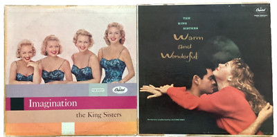 The King Sisters 2LPs - Imagination + Warm and Wonderful - CAPITOL - Alvino Rey