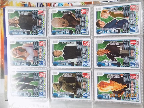 Doctor Who 50. rocznica Alien Attax TCG kompletny zestaw 152 kart (Topps, 2012) - Zdjęcie 14 z 20