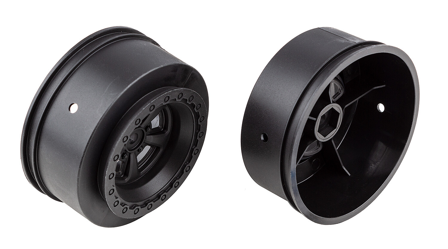 Team Associated 71078 DR10 Drag Rear Wheels, Black
