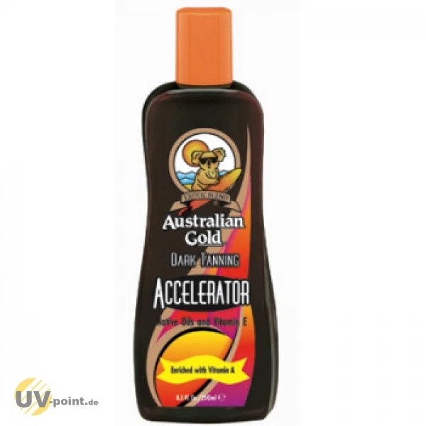 AUSTRALIAN GOLD ACCELERATOR LOTION 250ml solarium cosmetico lozione abbronzante