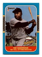 Ray Dandridge 1987 Donruss Highlights #18 Minneapolis Millers NM-MINT