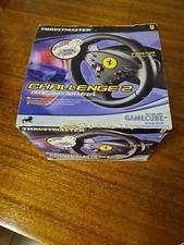 Nintendo GameCube Thrustmaster Challenge 2 Steering Wheel - Damaged and Untested