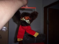 Alps Vintage Wind Up Baby Monkey Toy Japan 