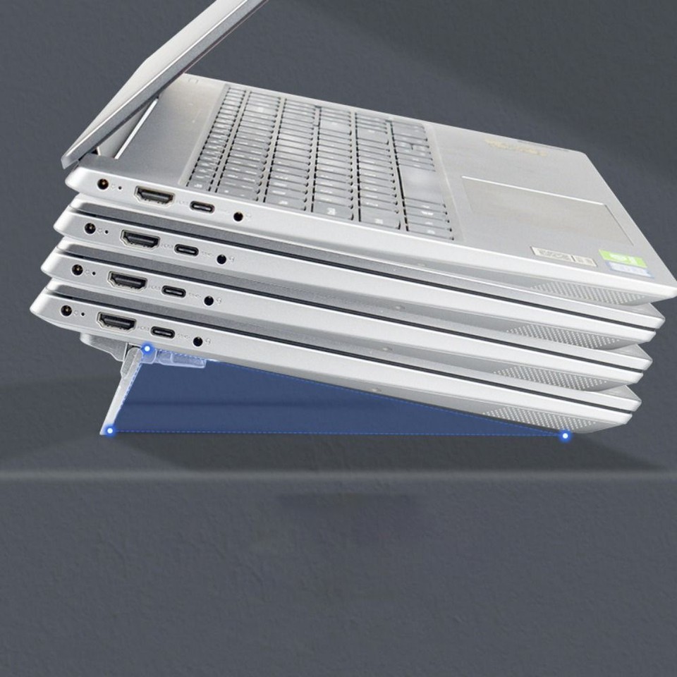 For Macbook Aluminum Foldable Laptop Stand Keyboard Holder Notebook