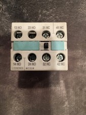SIEMENS GB14048.5-2001 AUX CONTACTS 3RH1921-1FA22 Used In Excellent Working Cond