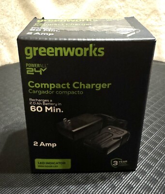 Greenworks POWERALL 24V 2A Charging Adaptor Outdoor Power Equipment Attachments