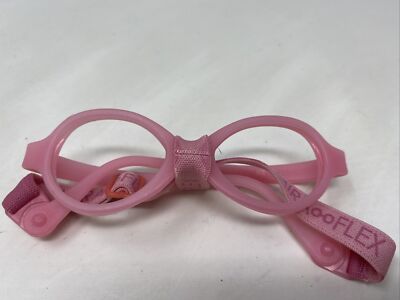 Miraflex Italy BABY ZERO B 34-15 Rose Pink Full Rim Eyeglasses Frame /S95