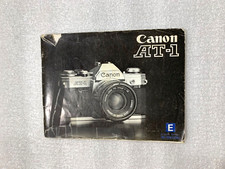 Canon AT-1 Instruction Book