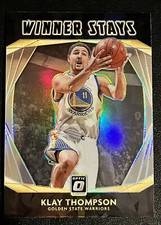 2020-21 panini donruss optic basketball Klay Thompson Winner Stays holographic