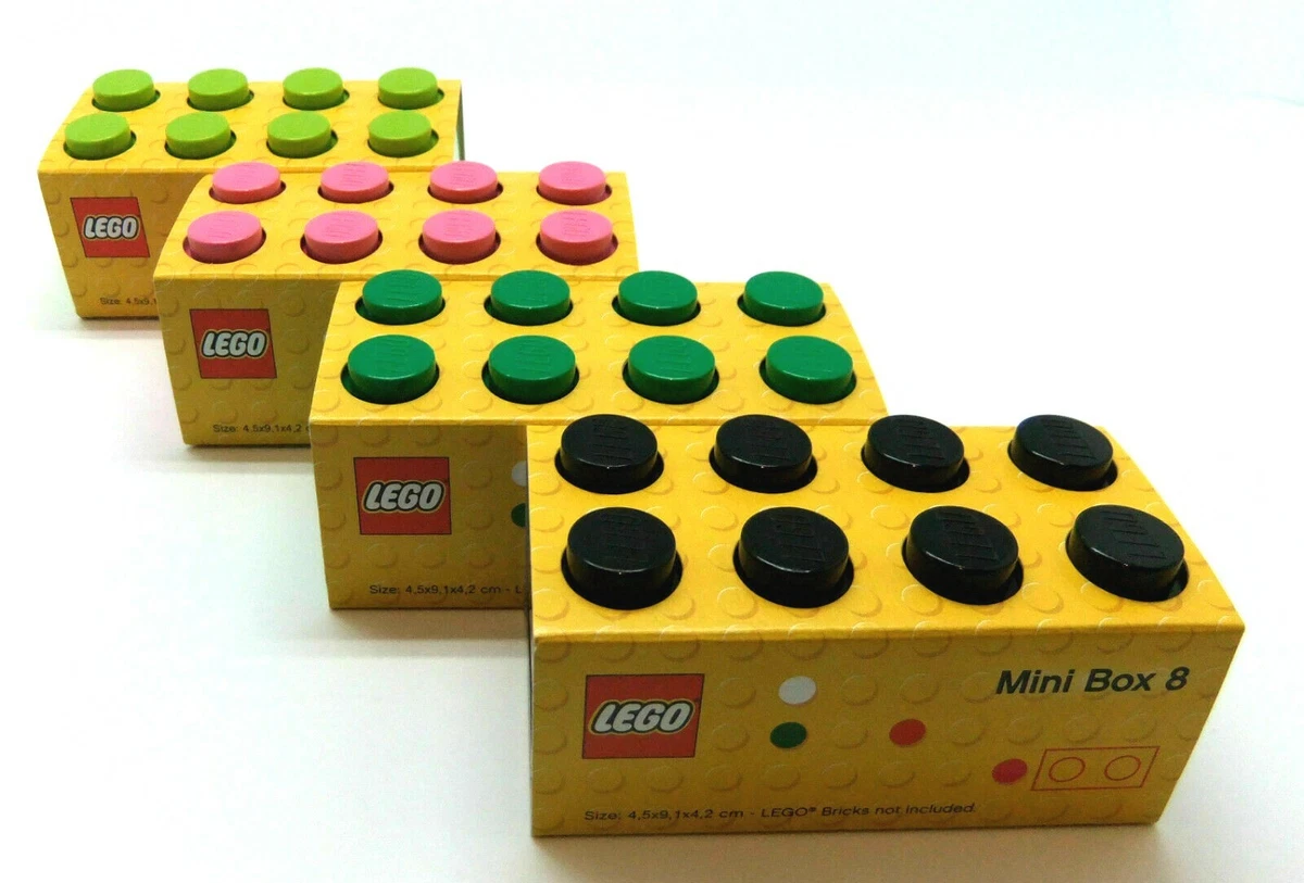 Lego Mini 8 Boite de Rangement Pour Taille S Collations - 9 Couleurs  Carreaux