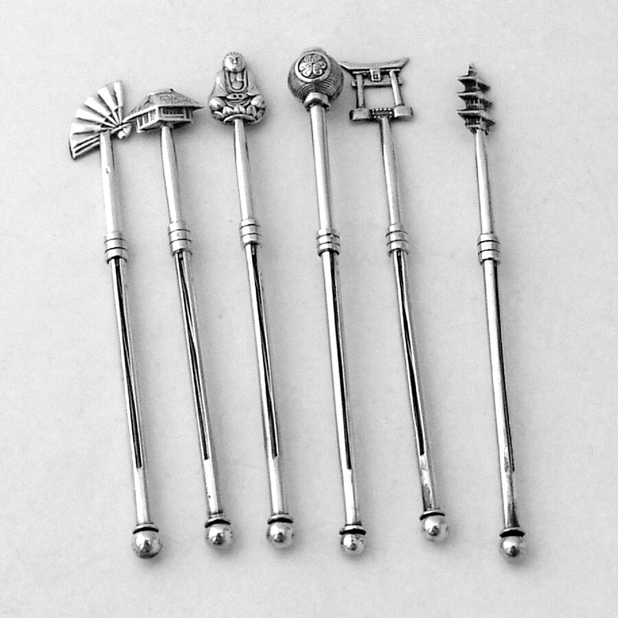 Sterling Silver Swizzle Stick 5055407723484