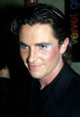 Christian Bale attends premiere of Velvet Goldmine New York Octobe - Old Photo 3