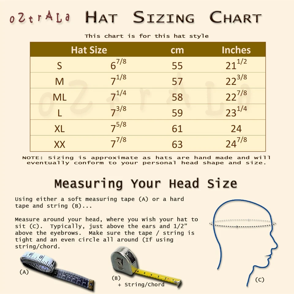 【oZtrALa】 Jacaru HAT Pu-Suede Leather Men's Cowboy Fishing Fedora OUTBACK Aussie - Image 3 of 4