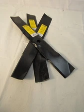 Lot of 3 18-5/8" XHT B1JD6019 Mulching Blades 54" John Deere GY20684 and GX21380
